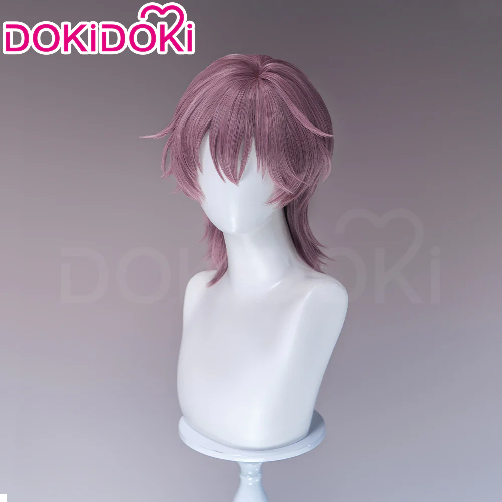 【Partially Ready For Ship】DokiDoki Anime Cosmic Princess Kaguya! Cosplay Komazawa Noi Wig Long Straight Black Pink Purple Highlight Hair Twin Tails /  Horn Accessory - Image 8