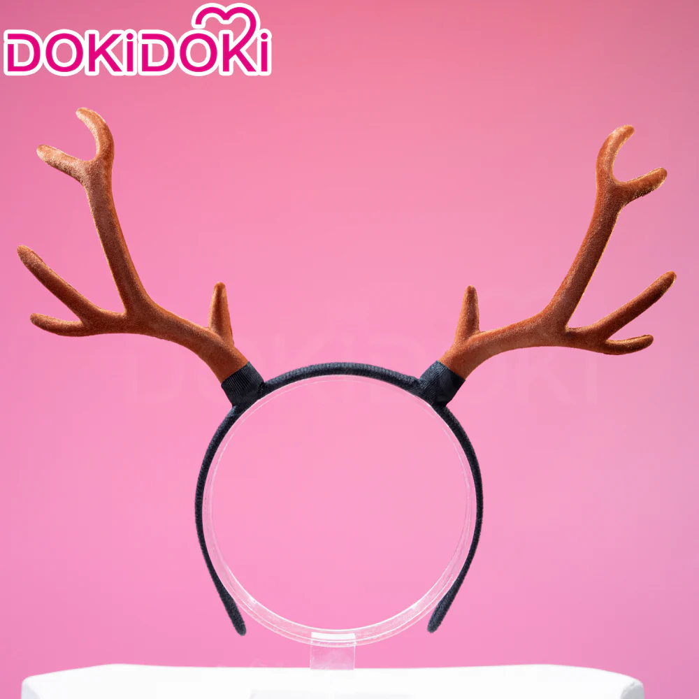 【In Stock】DokiDoki Anime Cosmic Princess Kaguya! Cosplay Roka Ayatsumugi / Mami Isayama Prop Accessory Antler / Horse Headband - Image 4