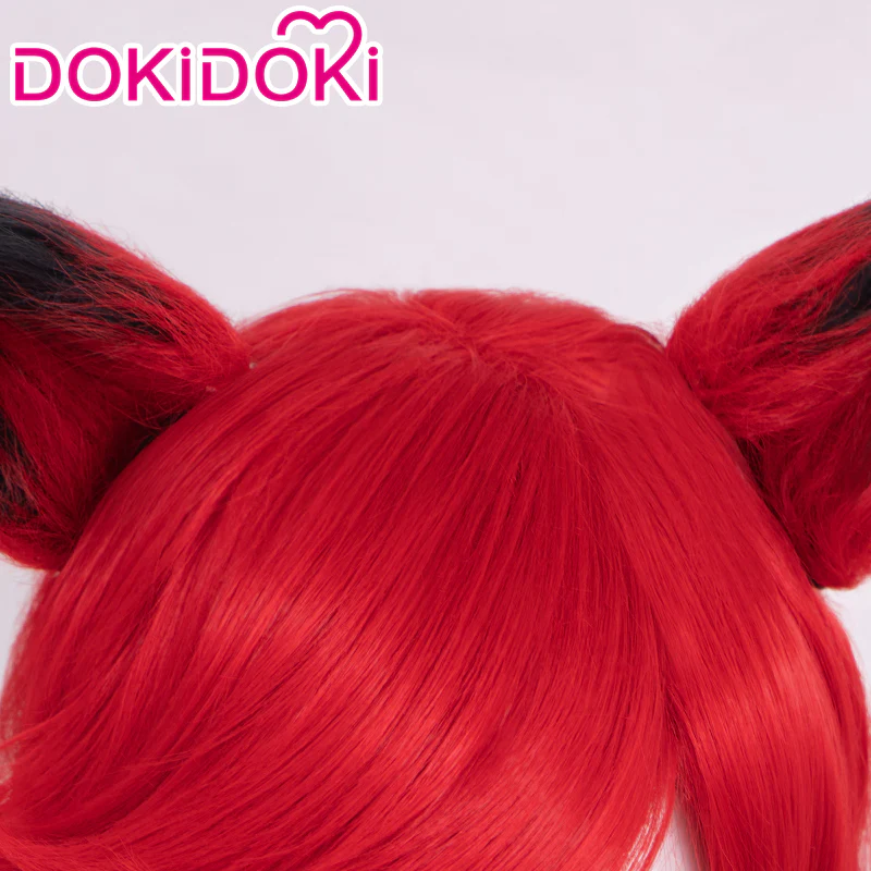 【Ready For Ship】DokiDoki Anime Cosplay Wig / Glasses / Ears / Headpieces Short Red Black / Black Gloves Red Nails - Image 11
