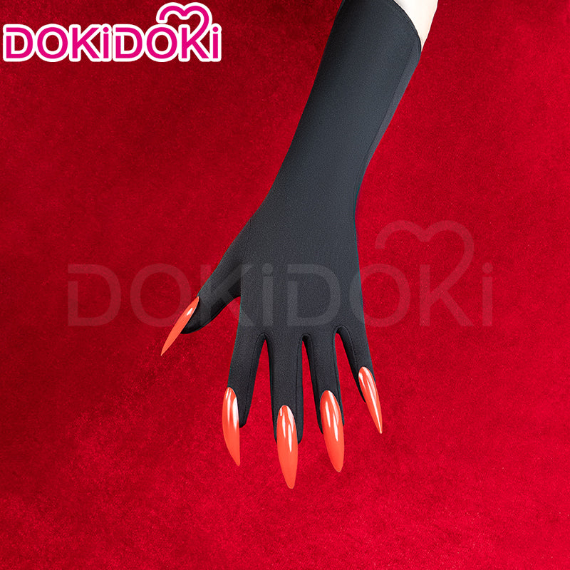 【Ready For Ship】DokiDoki Anime Cosplay Wig / Glasses / Ears / Headpieces Short Red Black / Black Gloves Red Nails - Image 17