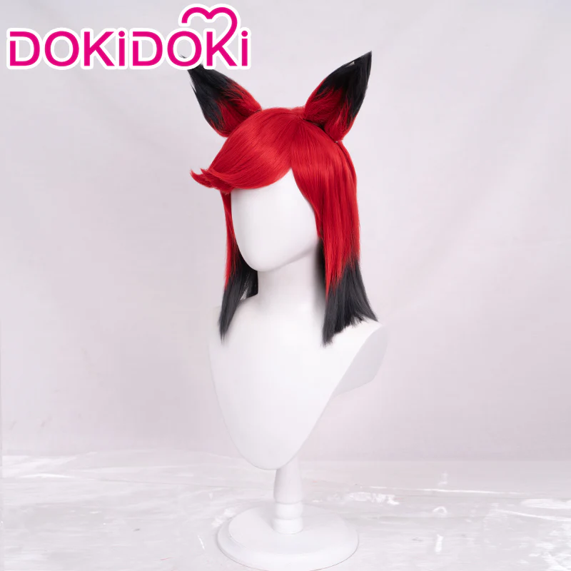 【Ready For Ship】DokiDoki Anime Cosplay Wig / Glasses / Ears / Headpieces Short Red Black / Black Gloves Red Nails - Image 9