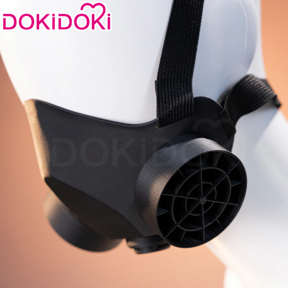 Dokidoki Anime Cosplay Black Elastic Bandage Mask - Image 3