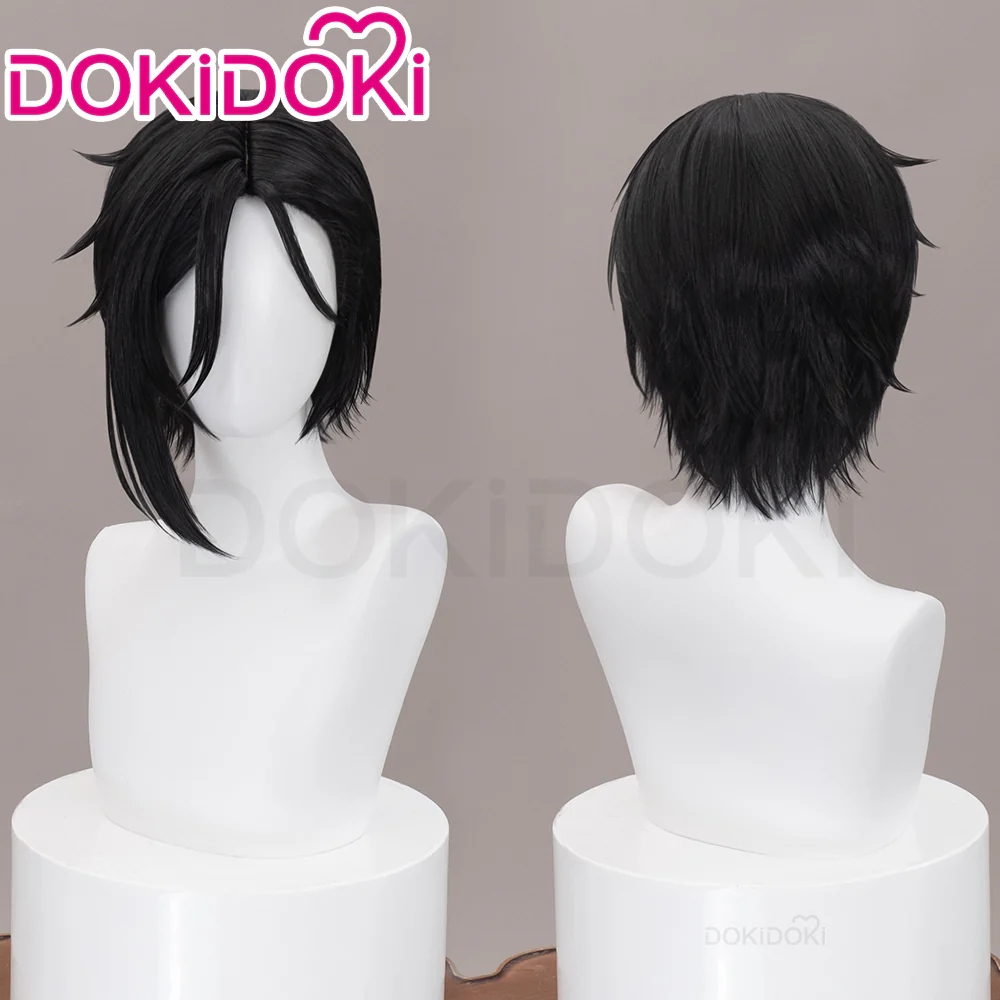 【Normal Ver Ready For Ship】DokiDoki Anime Cosplay Butler Wig Short Black Hair - Image 7