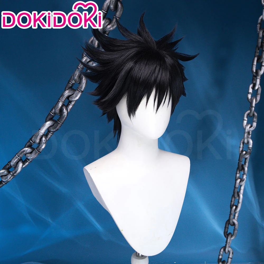 Dokidoki Anime Cosplay Cosplay Wig Black Short Halloween - Image 2