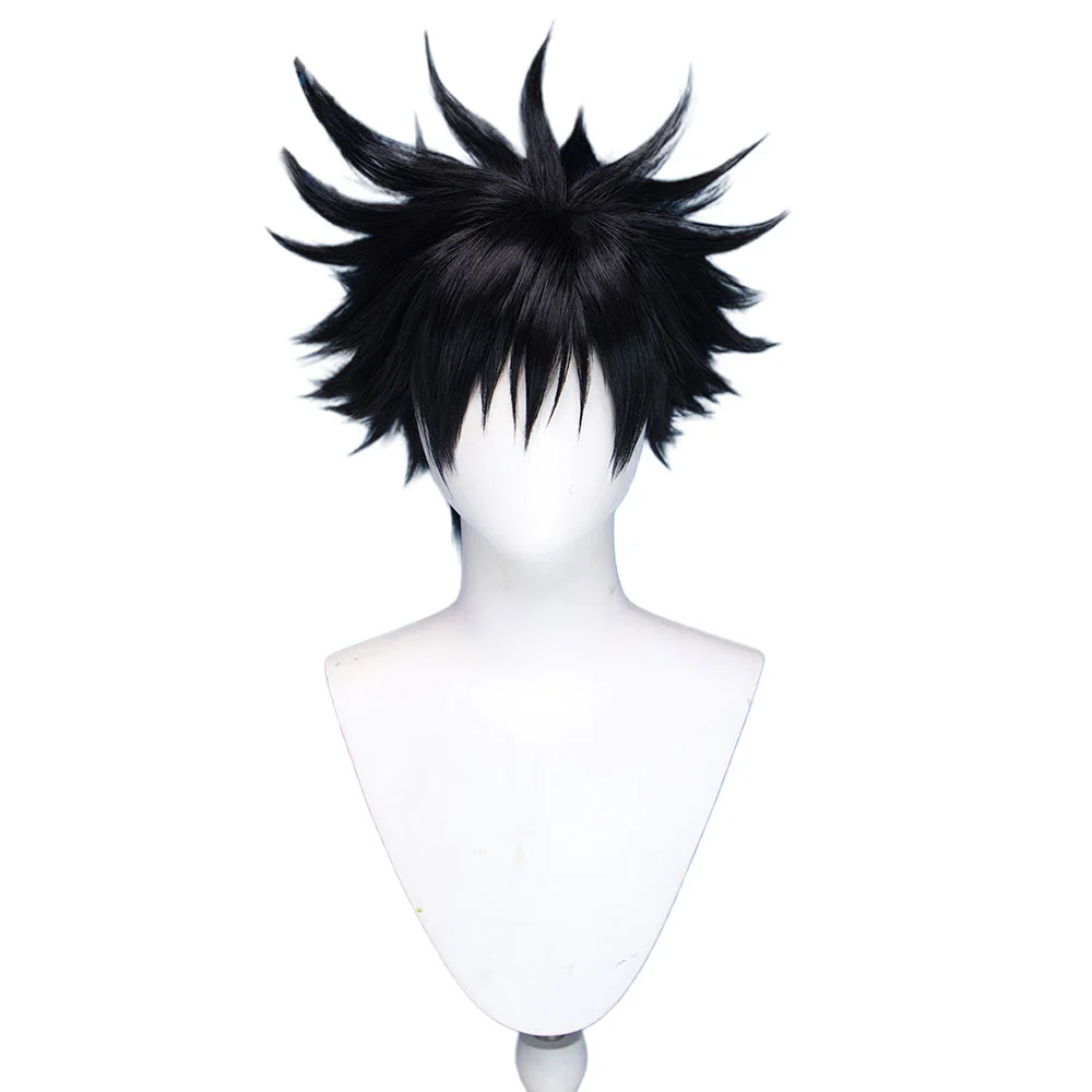Dokidoki Anime Cosplay Cosplay Wig Black Short Halloween - Image 5