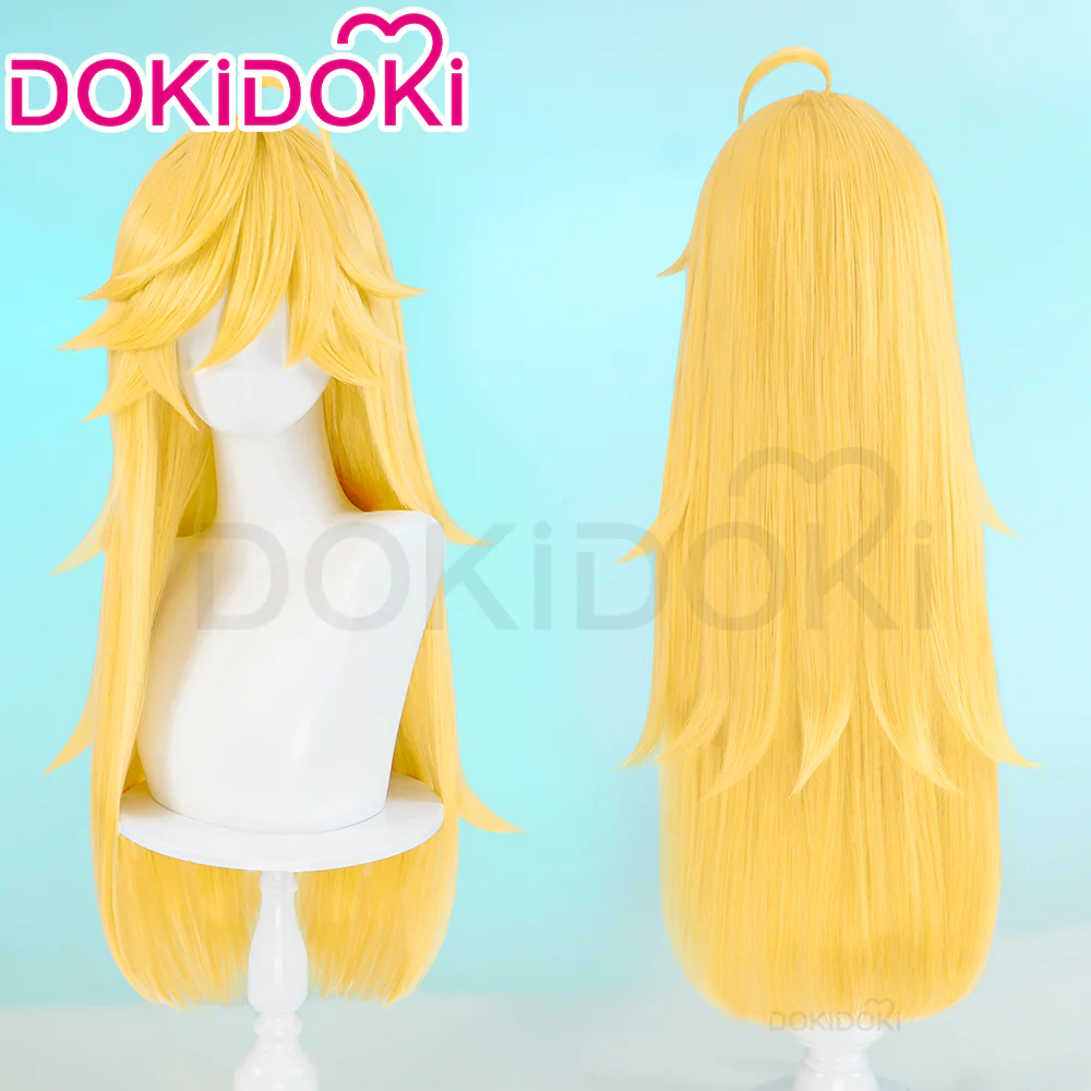 【US/EU LOCAL SHIPPING 】DokiDoki Anime Cosplay Cosplay Wig Long Yellow Hair