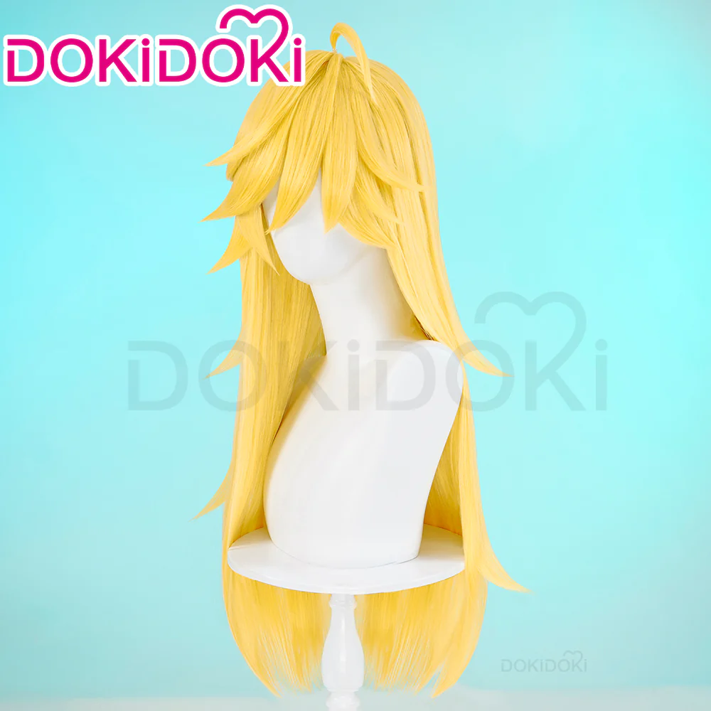 【US/EU LOCAL SHIPPING 】DokiDoki Anime Cosplay Cosplay Wig Long Yellow Hair - Image 3