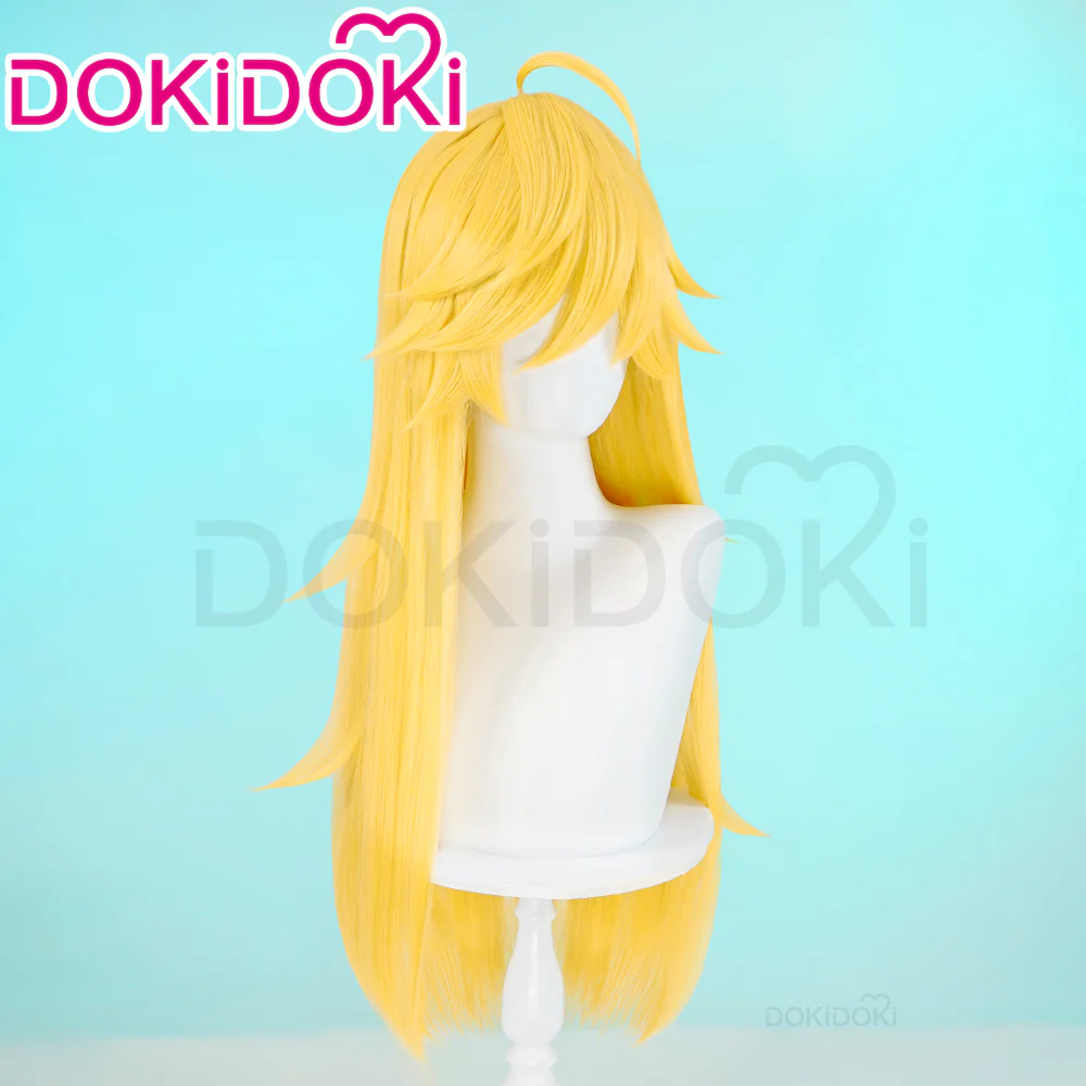 【US/EU LOCAL SHIPPING 】DokiDoki Anime Cosplay Cosplay Wig Long Yellow Hair - Image 4