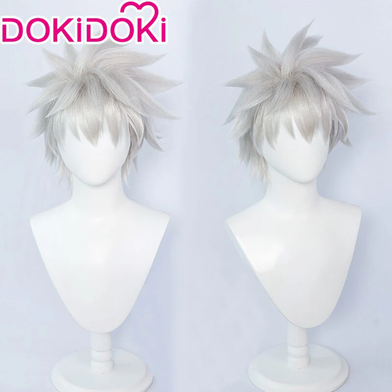 【Ready For Ship】DokiDoki Anime Cosplay Wig Short White Hair