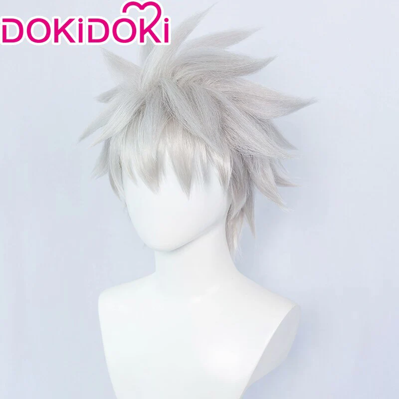 【Ready For Ship】DokiDoki Anime Cosplay Wig Short White Hair - Image 2