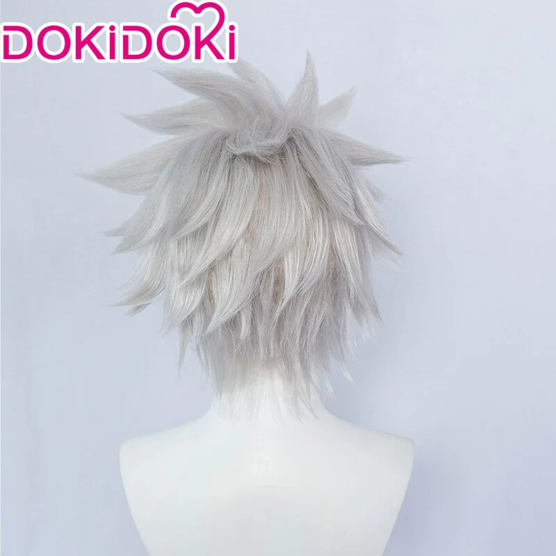 【Ready For Ship】DokiDoki Anime Cosplay Wig Short White Hair - Image 3