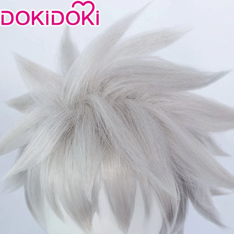 【Ready For Ship】DokiDoki Anime Cosplay Wig Short White Hair - Image 4