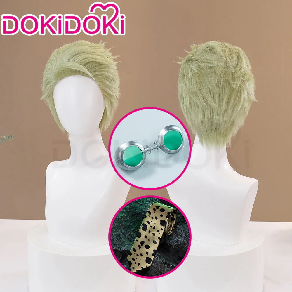 【Wig Ready For Ship】Dokidoki Anime Cosplay Wig / Necktie/ Glasses Short Straight Hair
