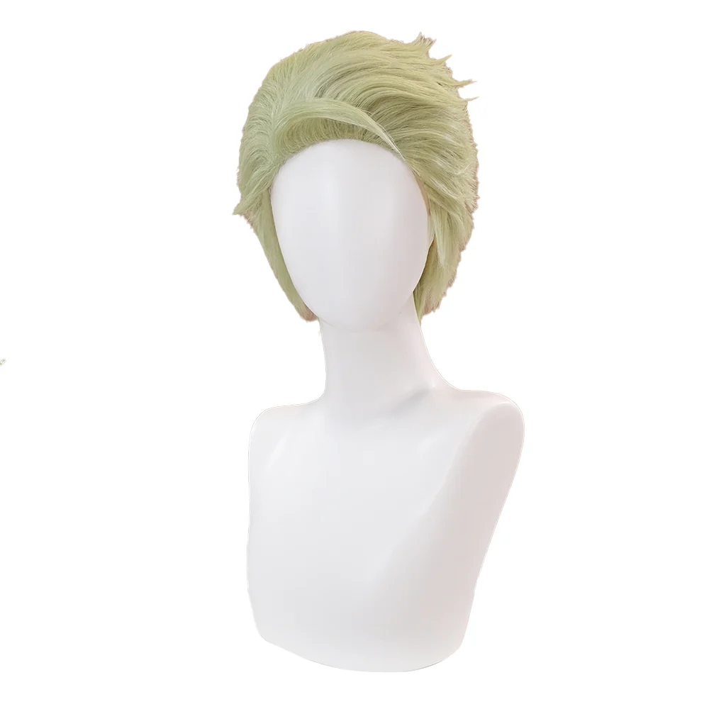 【Wig Ready For Ship】Dokidoki Anime Cosplay Wig / Necktie/ Glasses Short Straight Hair - Image 3