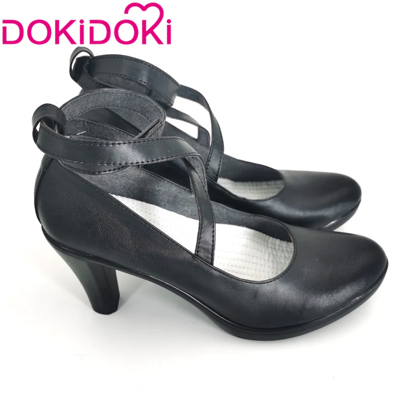 DokiDoki Anime Cosplay Shoes Black - Image 3