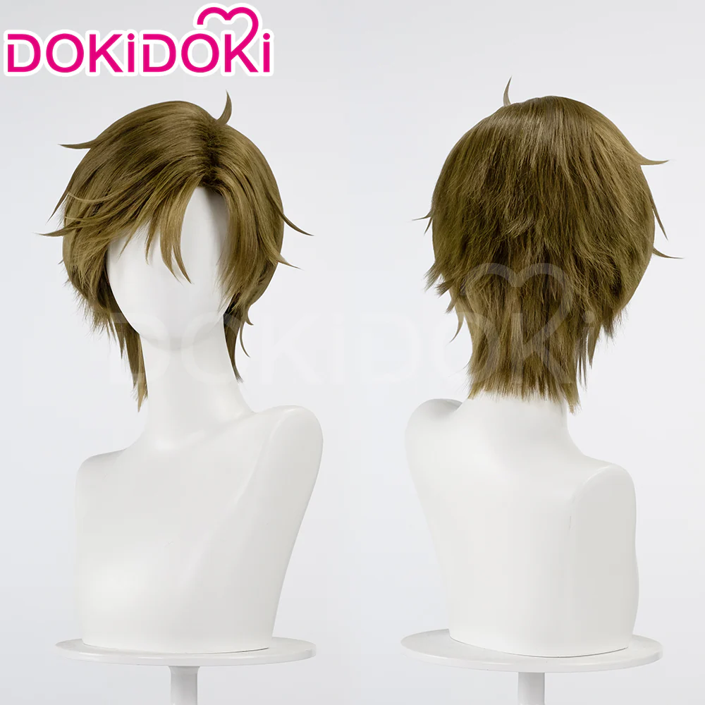 【Ready For Ship】DokiDoki Anime Cosplay Tezukaa Kunimmitsu Wig Short Straight Green Hair