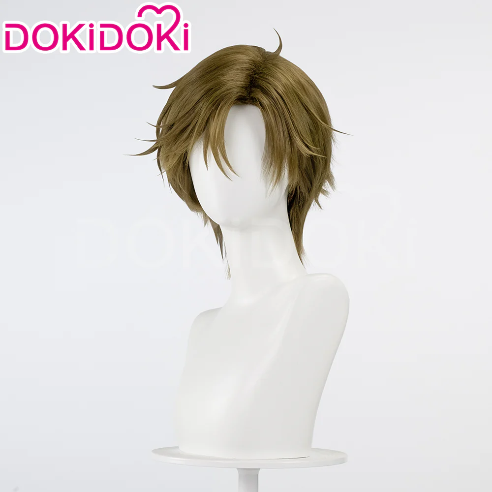 【Ready For Ship】DokiDoki Anime Cosplay Tezukaa Kunimmitsu Wig Short Straight Green Hair - Image 2