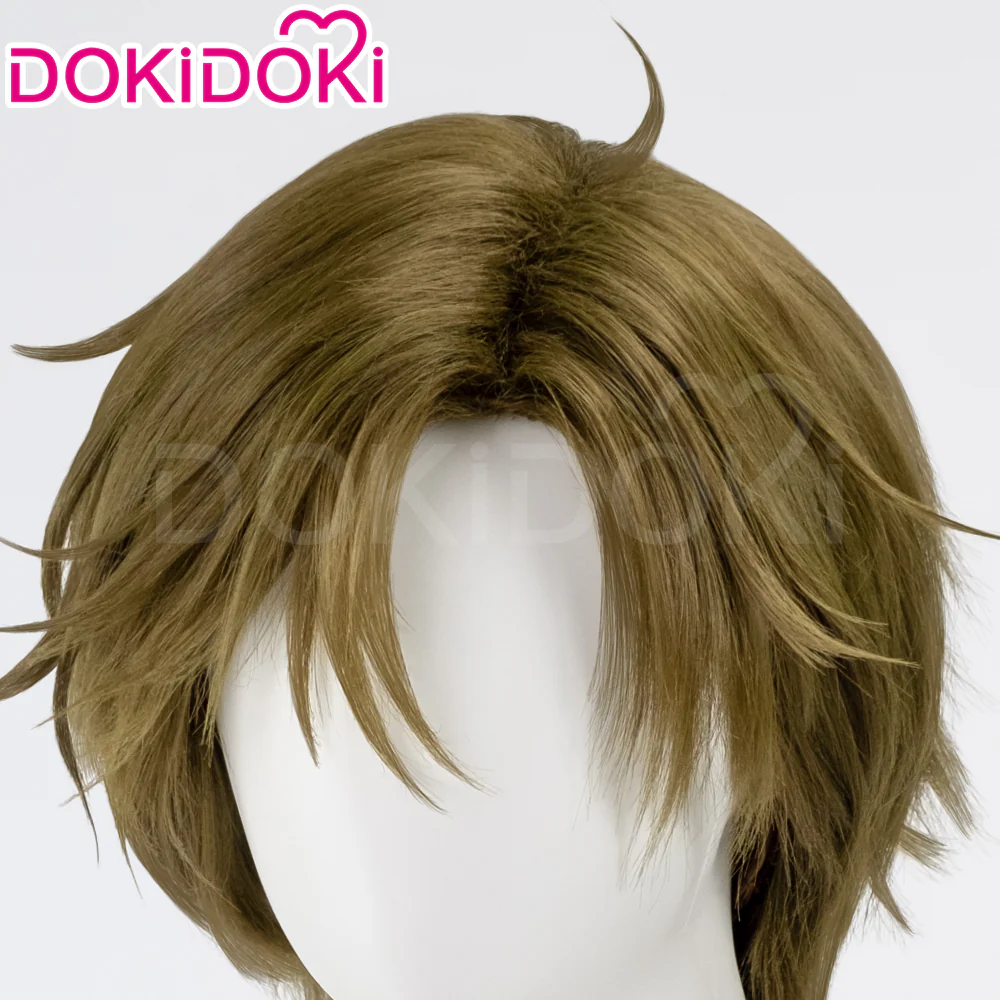【Ready For Ship】DokiDoki Anime Cosplay Tezukaa Kunimmitsu Wig Short Straight Green Hair - Image 4