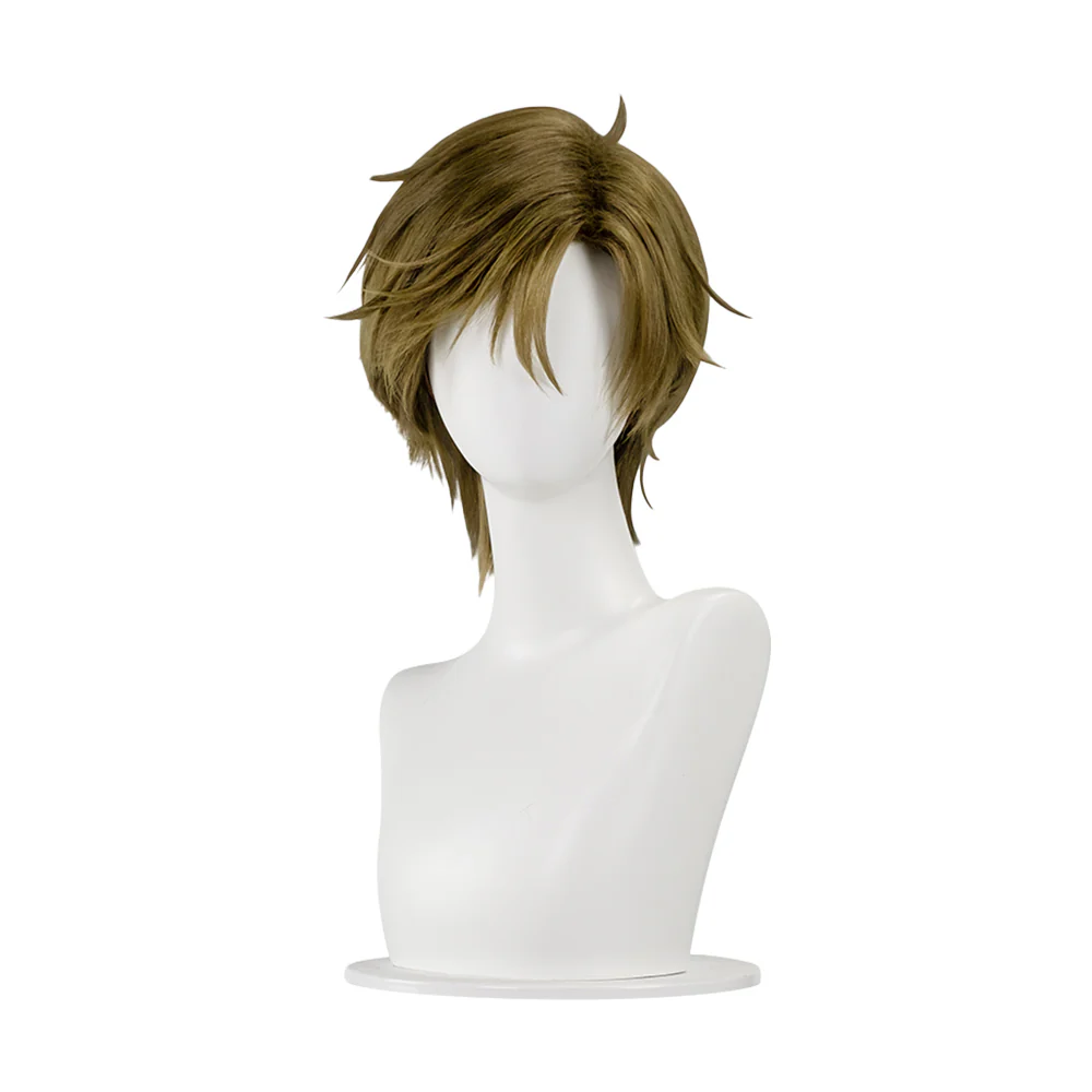 【Ready For Ship】DokiDoki Anime Cosplay Tezukaa Kunimmitsu Wig Short Straight Green Hair - Image 5
