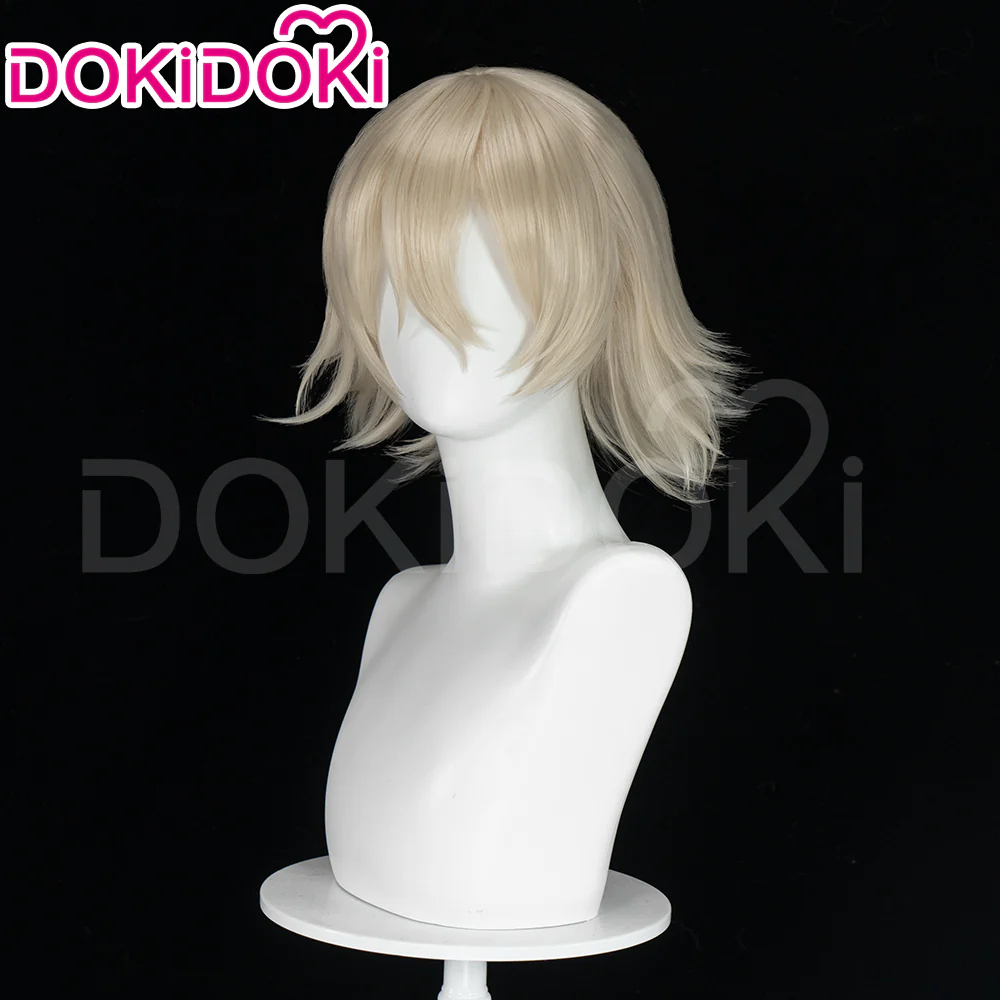 【Ready For Ship】DokiDoki Anime Cosplay Wig Short Gold Wig - Image 2