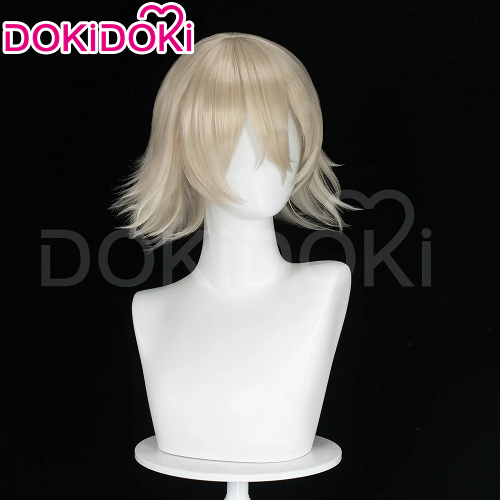 【Ready For Ship】DokiDoki Anime Cosplay Wig Short Gold Wig - Image 3