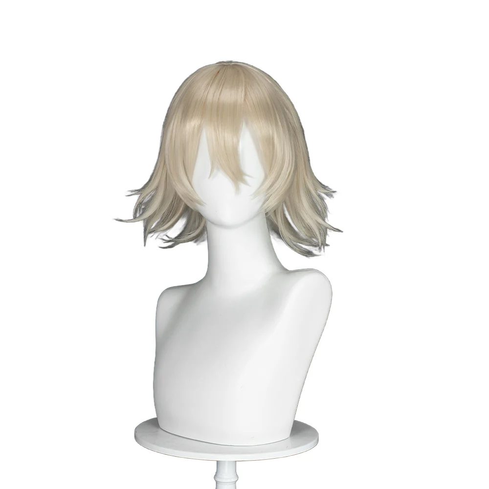 【Ready For Ship】DokiDoki Anime Cosplay Wig Short Gold Wig - Image 5