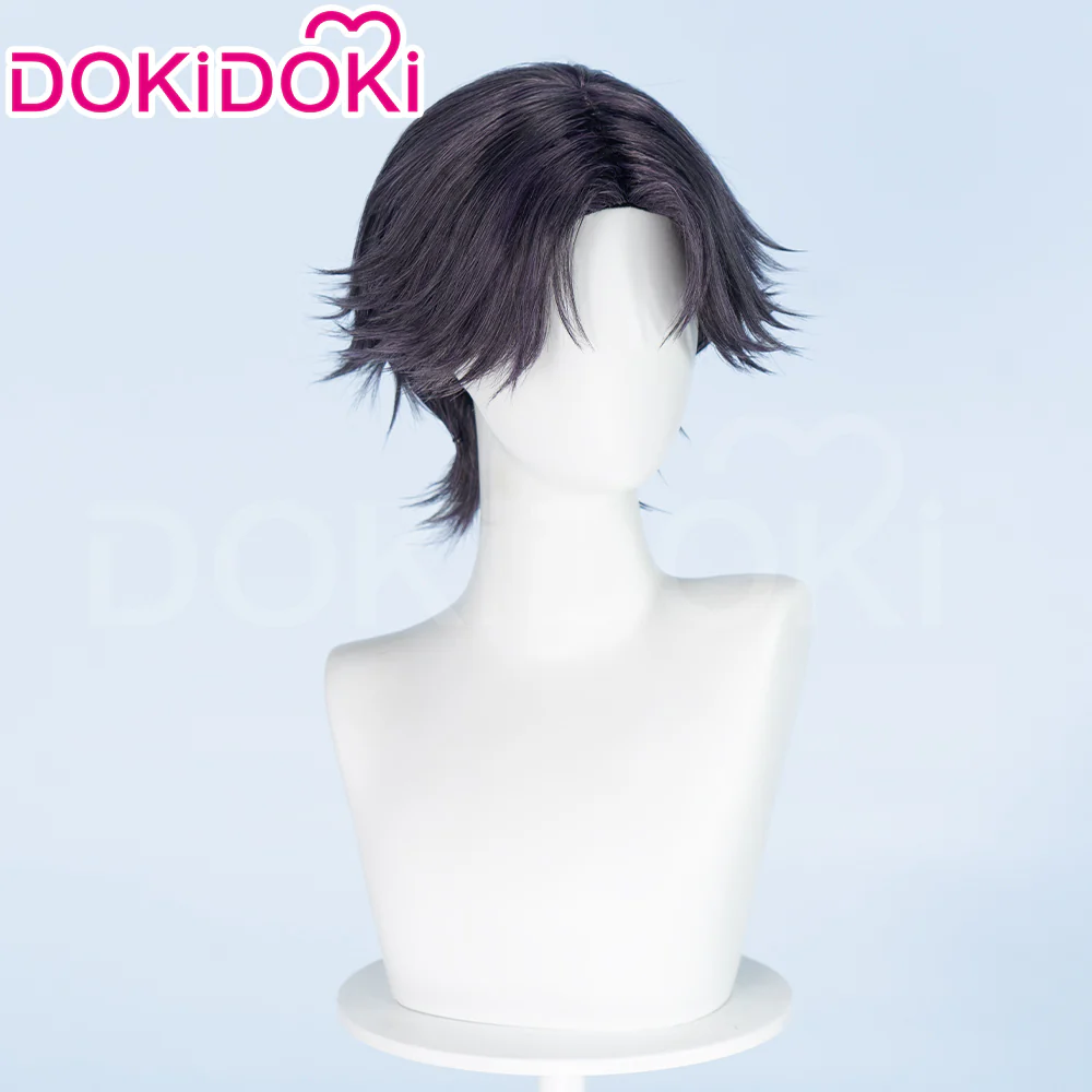 【Ready For Ship】DokiDoki Anime Cosplay Wig Short Black Wig - Image 2