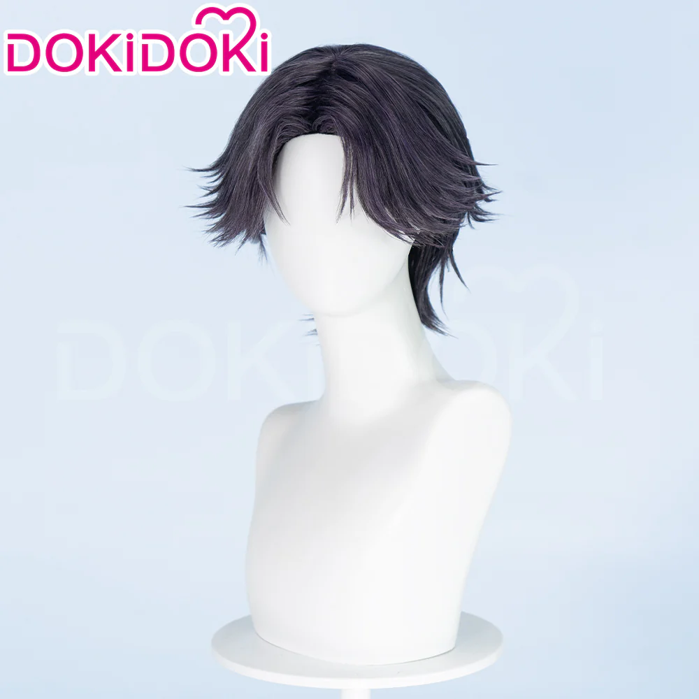 【Ready For Ship】DokiDoki Anime Cosplay Wig Short Black Wig - Image 3