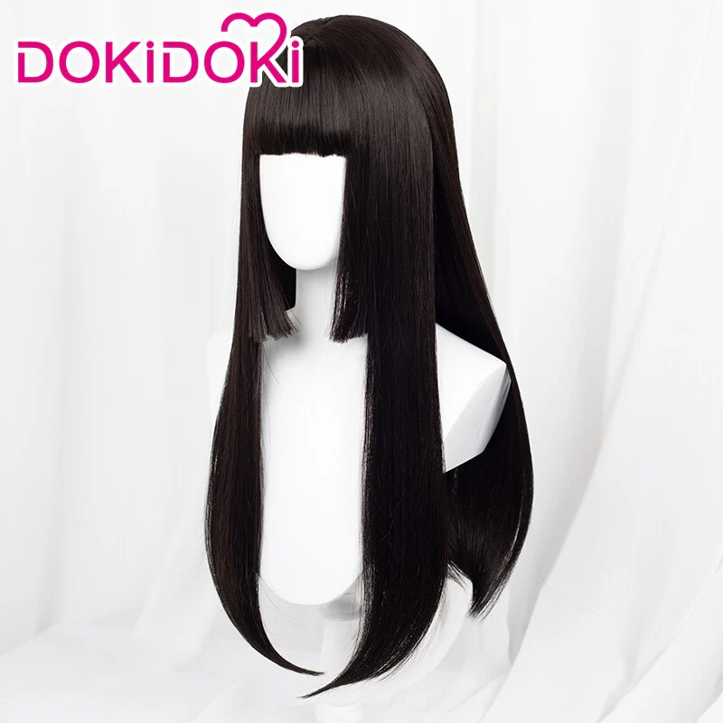 【Ready For Ship】DokiDoki Anime Cosplay Wig Kakegurui Jabami Yumeko Wig Women Long Straight Black Hair Halloween - Image 3