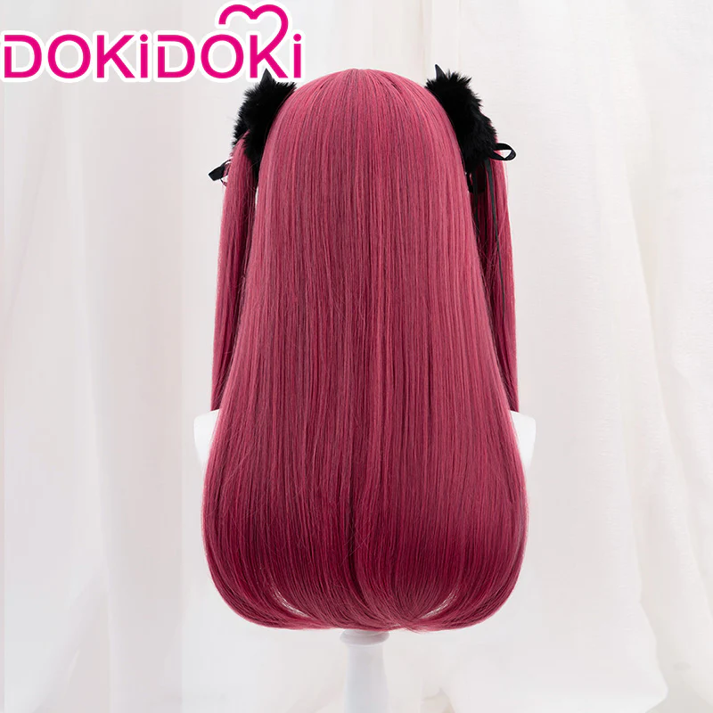 【Ready For Ship】DokiDoki Anime Cosplay Wig Little Devil Ver Long Red - Image 3