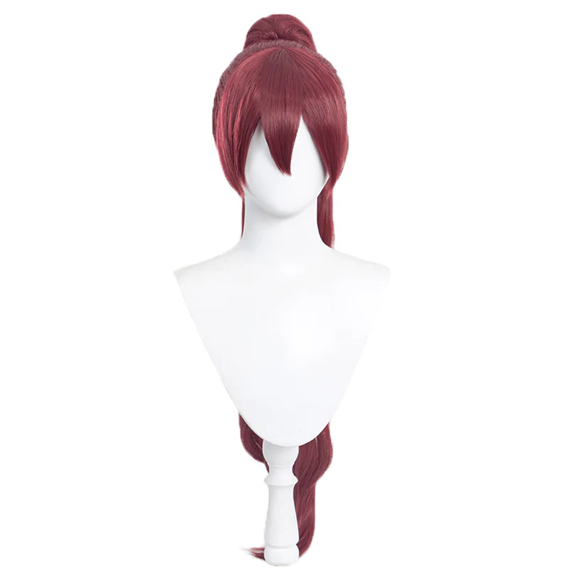 【Ready For Ship】DokiDoki Anime Cosplay Wig Long Curly Red Hair - Image 5