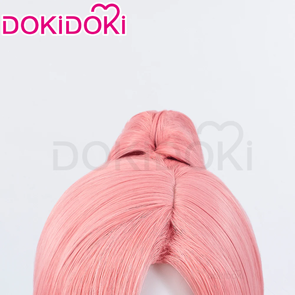 【Ready For Ship】DokiDoki Anime Cosplay Wig Long Straight Pink Hair - Image 10