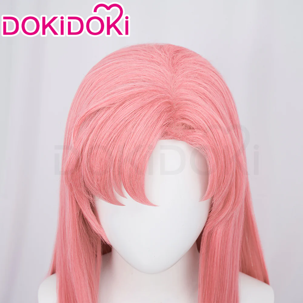 【Ready For Ship】DokiDoki Anime Cosplay Wig Long Straight Pink Hair - Image 5