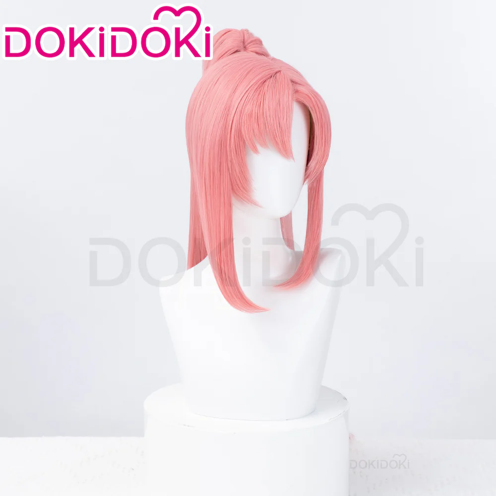 【Ready For Ship】DokiDoki Anime Cosplay Wig Long Straight Pink Hair - Image 8