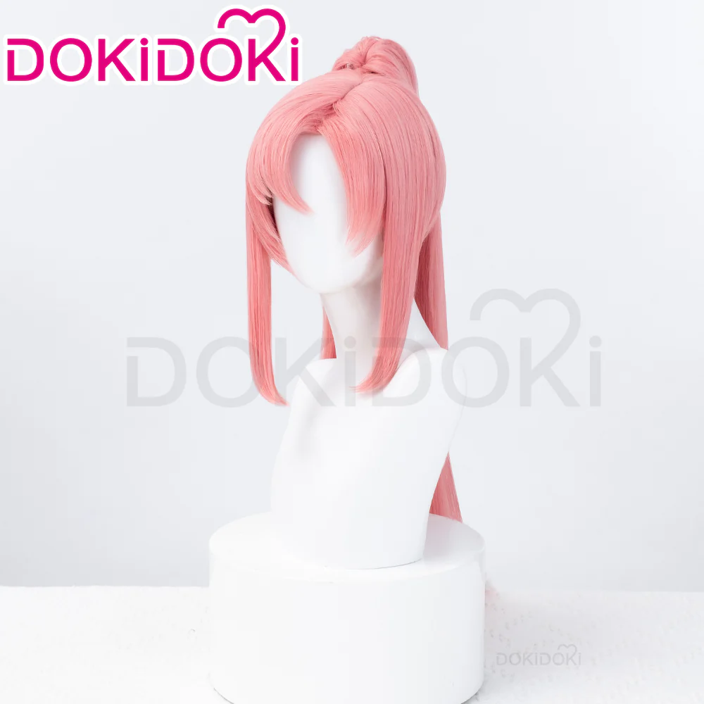 【Ready For Ship】DokiDoki Anime Cosplay Wig Long Straight Pink Hair - Image 9