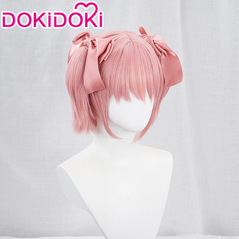 【Partially Ready For Ship】DokiDoki Anime Cosplay Wig Pink Straight Hair / Headwear Cute Halloween - Image 6