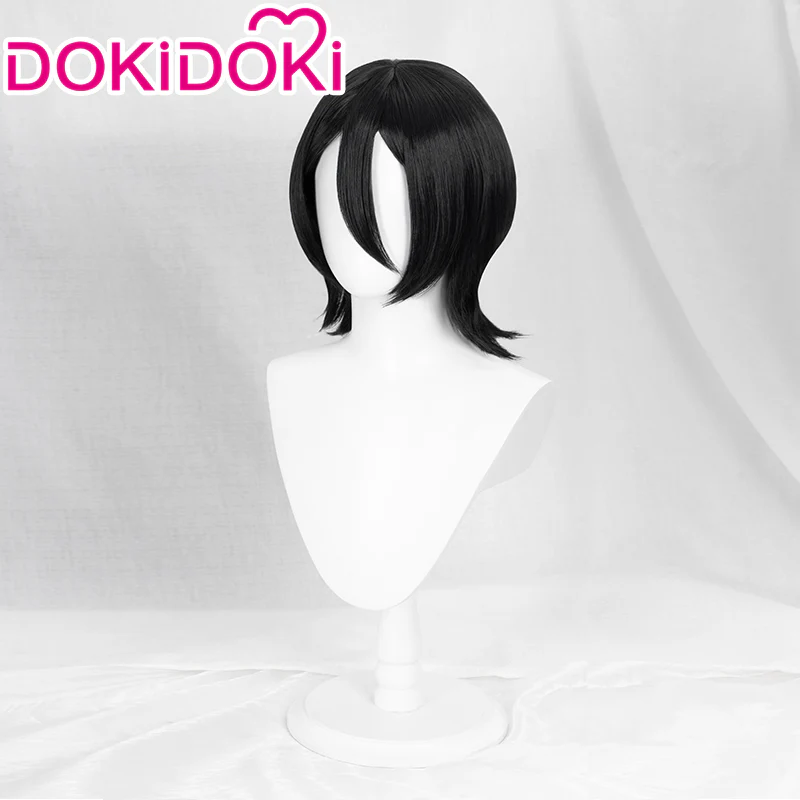 【Ready For Ship】DokiDoki Anime Cosplay Wig Short Black - Image 2