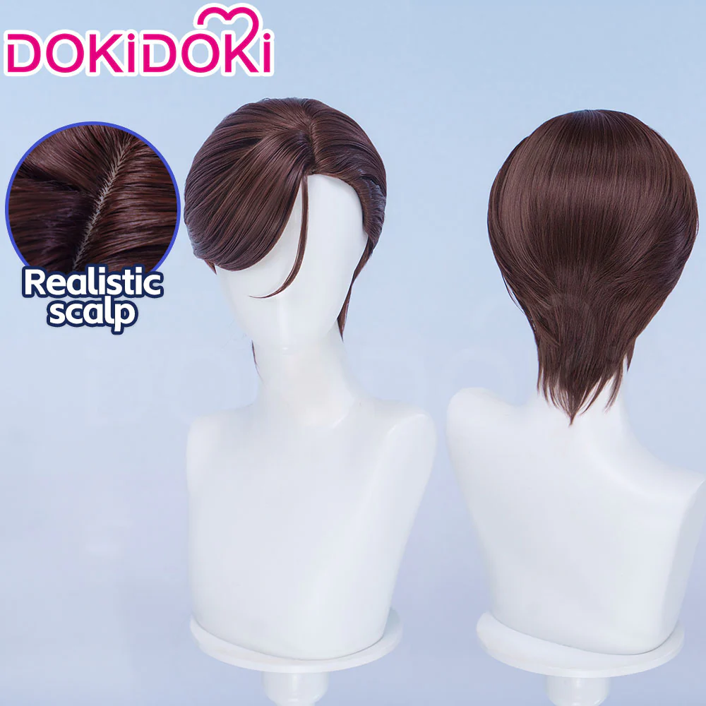 【Ready For Ship】DokiDoki Anime Cosplay Wig Short Brown Hair