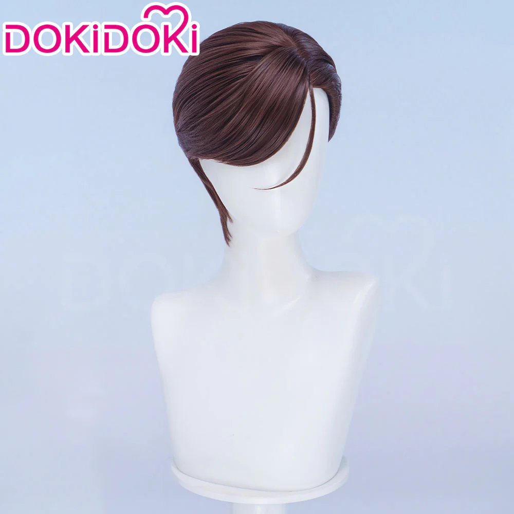 【Ready For Ship】DokiDoki Anime Cosplay Wig Short Brown Hair - Image 3