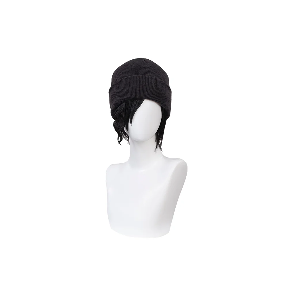 【Ready For Ship】DokiDoki Anime Cosplay Wig Short Straight Black Hair - Image 2