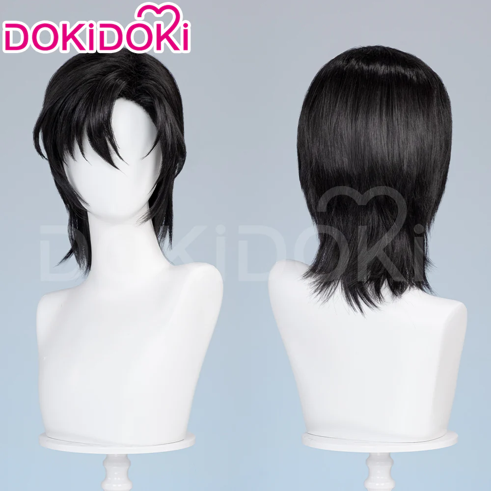 【Ready For Ship】DokiDoki Anime Cosplay Wig Short Straight Black Hair