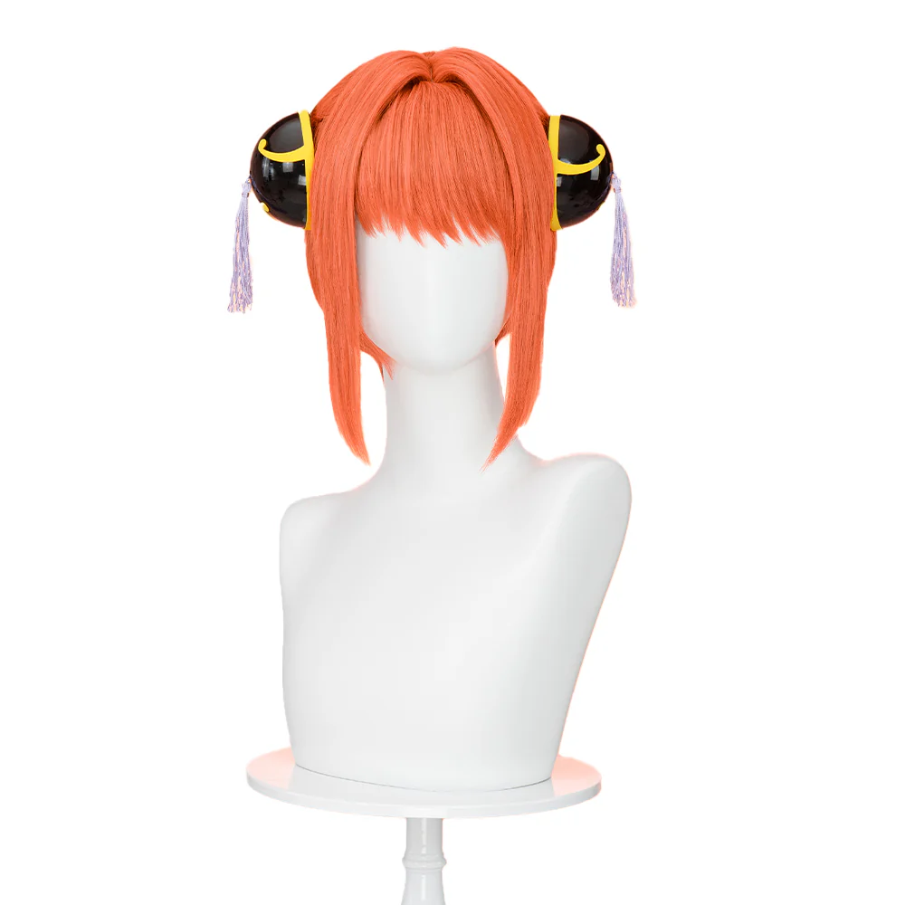 【Ready For Ship】DokiDoki Anime Cosplay Wig Short Straight Orange Hair - Image 5