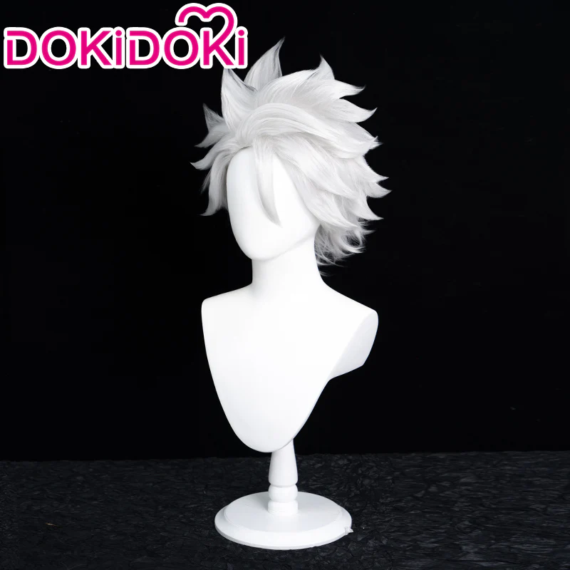 【Ready For Ship】DokiDoki Anime Cosplay Wig Short White - Image 2
