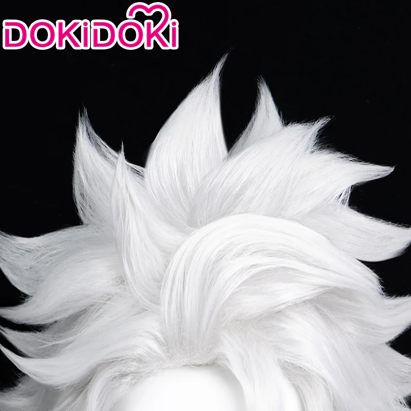 【Ready For Ship】DokiDoki Anime Cosplay Wig Short White - Image 4