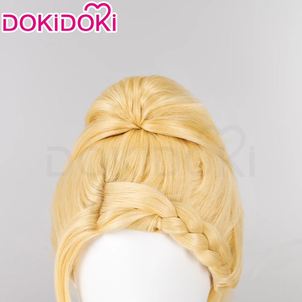 【Ready For Ship】DokiDoki Anime Delicious in Dungeon Cosplay Marcille Donato Wig Long Curly Yellow Dungeon Meshi Christmas - Image 4