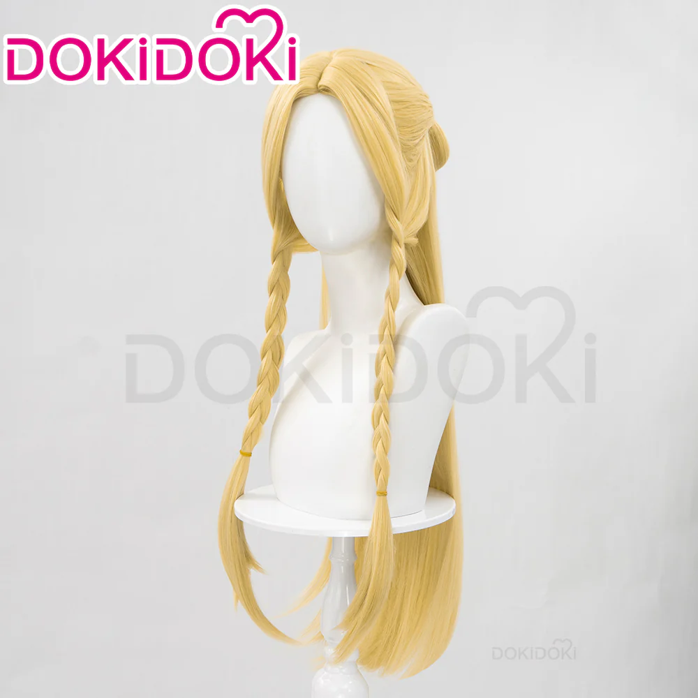 【Ready For Ship】DokiDoki Anime Delicious in Dungeon Cosplay Marsil Wig Long Yellow Wig Dungeon Meshi - Image 2