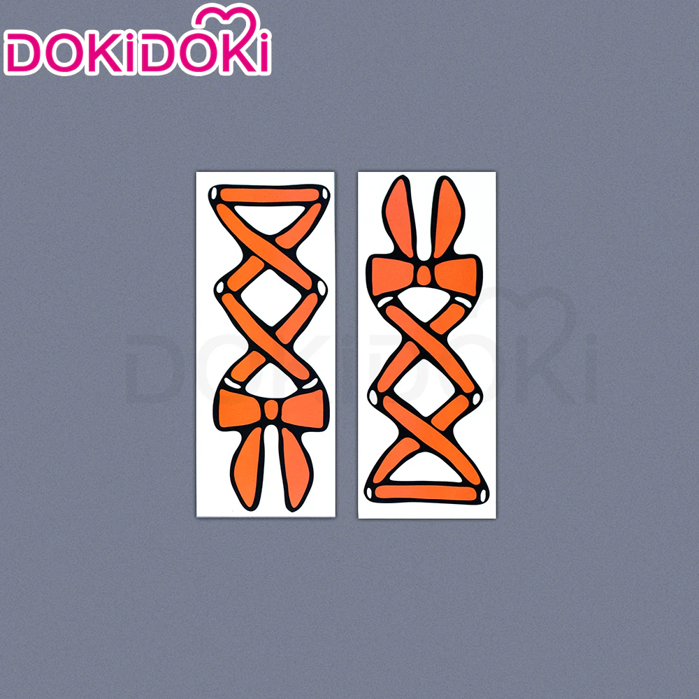 【Partially Ready For Ship】DokiDoki Anime GACHIAKUTA Cosplay Amo Wig / Tattoo Long Black Copper Brown Straight Gradient Hair - Image 13