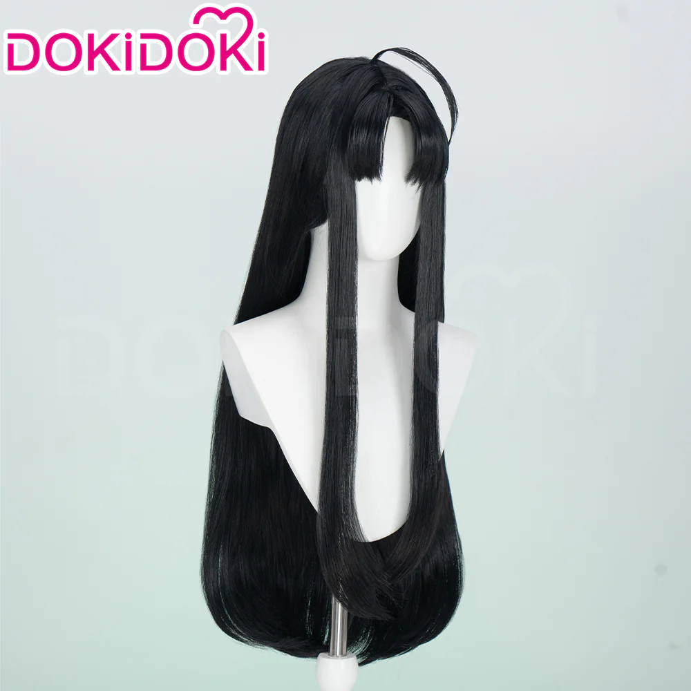 【Ready For Ship】DokiDoki Anime GIRLS BAND CRY Cosplay Awa Subaru Wig Long Straight Black Hair GBC - Image 2