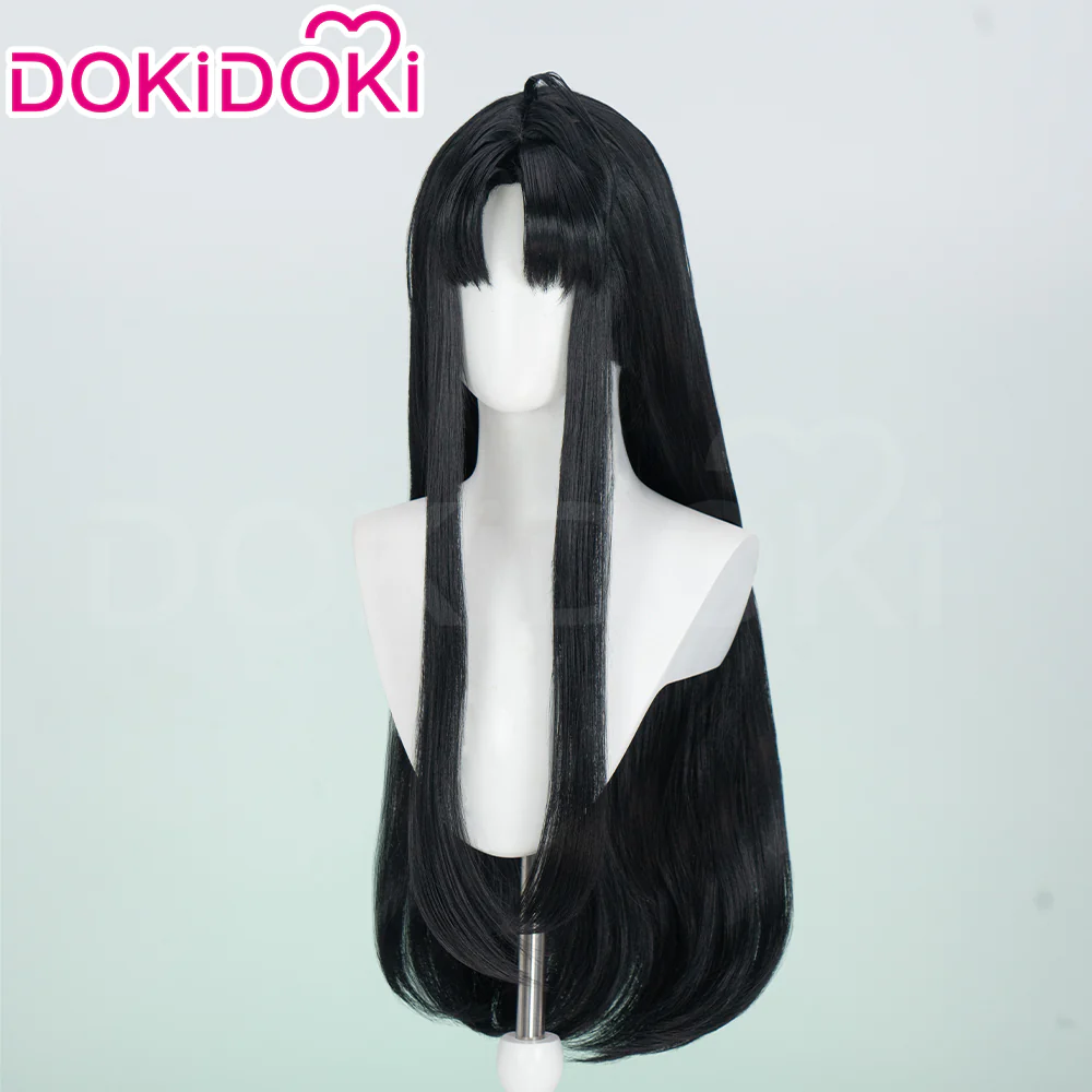 【Ready For Ship】DokiDoki Anime GIRLS BAND CRY Cosplay Awa Subaru Wig Long Straight Black Hair GBC - Image 3