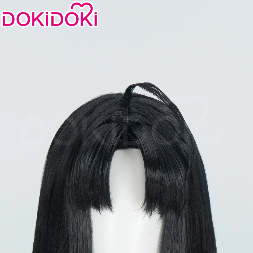 【Ready For Ship】DokiDoki Anime GIRLS BAND CRY Cosplay Awa Subaru Wig Long Straight Black Hair GBC - Image 4